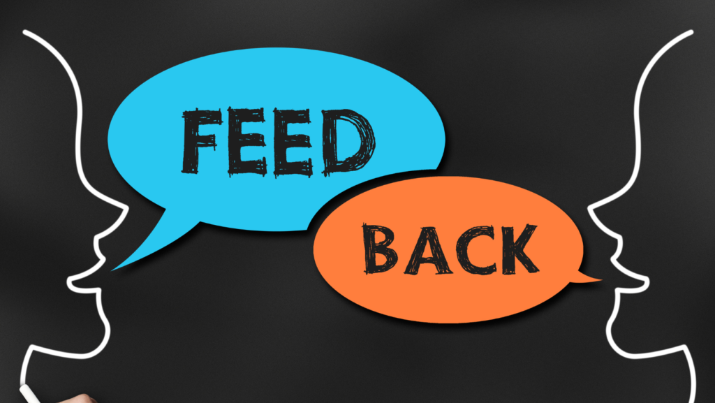 how to give feedback